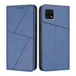 For Sharp Aquos Sense 6 / Aquos Sense6s Strong Magnetic Frosted Flip Leather Phone Case(Royal Blue)