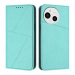 For Sharp Aquos Sense9 Strong Magnetic Frosted Flip Leather Phone Case(Light Blue)