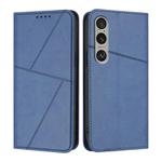 For Sony Xperia 1 VI Strong Magnetic Frosted Flip Leather Phone Case(Royal Blue)