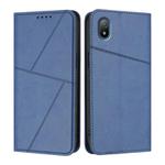 For Sony Xperia Ace III Strong Magnetic Frosted Flip Leather Phone Case(Royal Blue)
