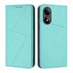 For ZTE Blade A33s Strong Magnetic Frosted Flip Leather Phone Case(Light Blue)