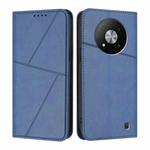 For ZTE Blade A73 5G Strong Magnetic Frosted Flip Leather Phone Case(Royal Blue)