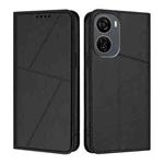 For ZTE Blade V50 Design 5G / Nubia Neo 5G Strong Magnetic Frosted Flip Leather Phone Case(Black)