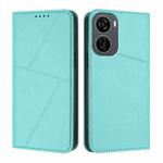 For ZTE Blade V50 Design 5G / Nubia Neo 5G Strong Magnetic Frosted Flip Leather Phone Case(Light Blue)