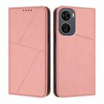 For ZTE Blade V50 Design 5G / Nubia Neo 5G Strong Magnetic Frosted Flip Leather Phone Case(Pink)