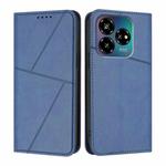 For ZTE Blade V60 Vita / Axon 60 Lite Strong Magnetic Frosted Flip Leather Phone Case(Royal Blue)