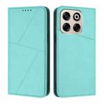 For ZTE Blade V70 Strong Magnetic Frosted Flip Leather Phone Case(Light Blue)