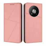 For ZTE Fresh 50 Strong Magnetic Frosted Flip Leather Phone Case(Pink)