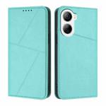 For ZTE Libero 5G IV Strong Magnetic Frosted Flip Leather Phone Case(Light Blue)