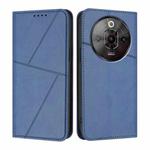For ZTE Nubia Focus Pro Strong Magnetic Frosted Flip Leather Phone Case(Royal Blue)