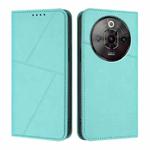 For ZTE Nubia Focus Pro Strong Magnetic Frosted Flip Leather Phone Case(Light Blue)