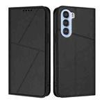 For ZTE nubia S 5G A403ZT Strong Magnetic Frosted Flip Leather Phone Case(Black)