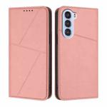 For ZTE nubia S 5G A403ZT Strong Magnetic Frosted Flip Leather Phone Case(Pink)