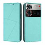 For ZTE nubia Z60 Ultra Strong Magnetic Frosted Flip Leather Phone Case(Light Blue)