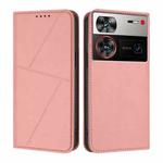 For ZTE nubia Z60 Ultra Strong Magnetic Frosted Flip Leather Phone Case(Pink)