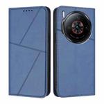 For ZTE nubia Z60S Pro Strong Magnetic Frosted Flip Leather Phone Case(Royal Blue)