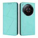 For ZTE nubia Z60S Pro Strong Magnetic Frosted Flip Leather Phone Case(Light Blue)