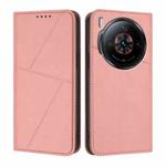 For ZTE nubia Z60S Pro Strong Magnetic Frosted Flip Leather Phone Case(Pink)