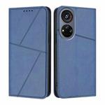 For ZTE Voyage 40 Strong Magnetic Frosted Flip Leather Phone Case(Royal Blue)