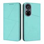 For ZTE Voyage 40 Strong Magnetic Frosted Flip Leather Phone Case(Light Blue)