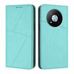 For ZTE Voyage 41 5G Strong Magnetic Frosted Flip Leather Phone Case(Light Blue)