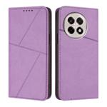 For OnePlus Ace 5 Strong Magnetic Frosted Flip Leather Phone Case(Light Purple)