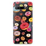 For Asus ROG Phone 3 ZS661KS Shockproof Painted Transparent TPU Protective Case(Donuts)