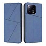 For Xiaomi 13 Strong Magnetic Frosted Flip Leather Phone Case(Royal Blue)