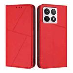 For Xiaomi 14T Strong Magnetic Frosted Flip Leather Phone Case(Red)
