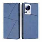 For Xiaomi 13 Lite / Civi 2 Strong Magnetic Frosted Flip Leather Phone Case(Royal Blue)