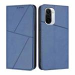 For Xiaomi Poco F3 / Redmi K40 Strong Magnetic Frosted Flip Leather Phone Case(Royal Blue)