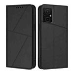 For Xiaomi Poco M5 Strong Magnetic Frosted Flip Leather Phone Case(Black)