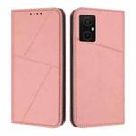 For Xiaomi Poco M5 Strong Magnetic Frosted Flip Leather Phone Case(Pink)