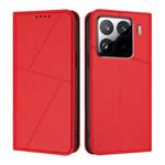 For Xiaomi 15 Pro Strong Magnetic Frosted Flip Leather Phone Case(Red)
