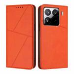 For Xiaomi 15 Pro Strong Magnetic Frosted Flip Leather Phone Case(Orange)