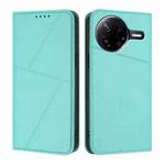 For Xiaomi Poco F7 Pro / Redmi K80 Strong Magnetic Frosted Flip Leather Phone Case(Light Blue)
