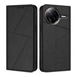 For Xiaomi Poco F7 Ultra / Redmi K80 Pro Strong Magnetic Frosted Flip Leather Phone Case(Black)
