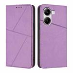 For Xiaomi Poco X7 Pro Strong Magnetic Frosted Flip Leather Phone Case(Light Purple)