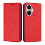 For Xiaomi Poco F7 5G Strong Magnetic Frosted Flip Leather Phone Case(Red)