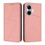 For Xiaomi Poco F7 5G Strong Magnetic Frosted Flip Leather Phone Case(Pink)