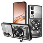 For vivo V50 Lite 5G Armor Rotating Holder MagSafe Phone Case(Grey)