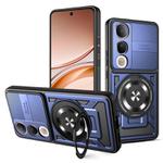 For vivo V50 Lite 5G Armor Rotating Holder MagSafe Phone Case(Blue)