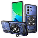 For vivo Y29 4G / T4X 5G Armor Rotating Holder MagSafe Phone Case(Blue)