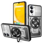 For vivo Y29s 5G / Y04 4G Armor Rotating Holder MagSafe Phone Case(Grey)