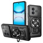 For vivo Y300i / Y39 5G Armor Rotating Holder MagSafe Phone Case(Black)