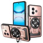 For vivo Y300i / Y39 5G Armor Rotating Holder MagSafe Phone Case(Rose Gold)