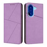 For Redmi A5 4G 173.3mm Strong Magnetic Frosted Flip Leather Phone Case(Light Purple)