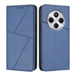 For Redmi 14C 4G / 14R 5G / A4 5G Strong Magnetic Frosted Flip Leather Phone Case(Royal Blue)