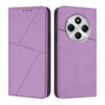 For Redmi 14C 4G / 14R 5G / A4 5G Strong Magnetic Frosted Flip Leather Phone Case(Light Purple)