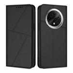 For Redmi A3 Pro Strong Magnetic Frosted Flip Leather Phone Case(Black)